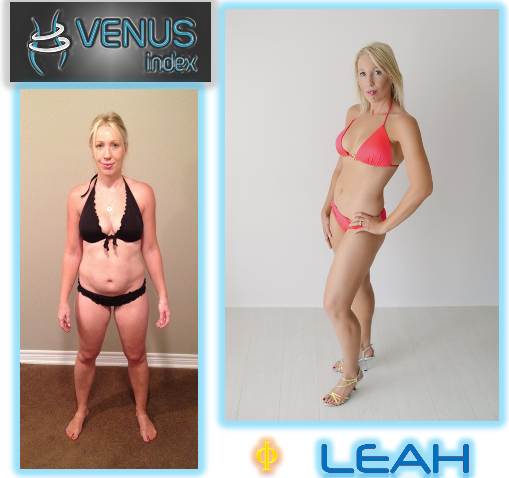 Leah's stunning transformation using the Venus Factor system in only 12 weeks!