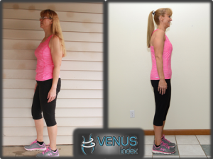 Donette before and after side 12 weeks